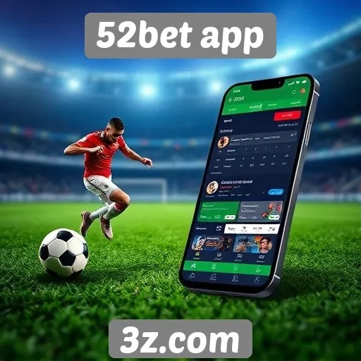 Plataforma 52bet app disponibiliza apostas esportivas